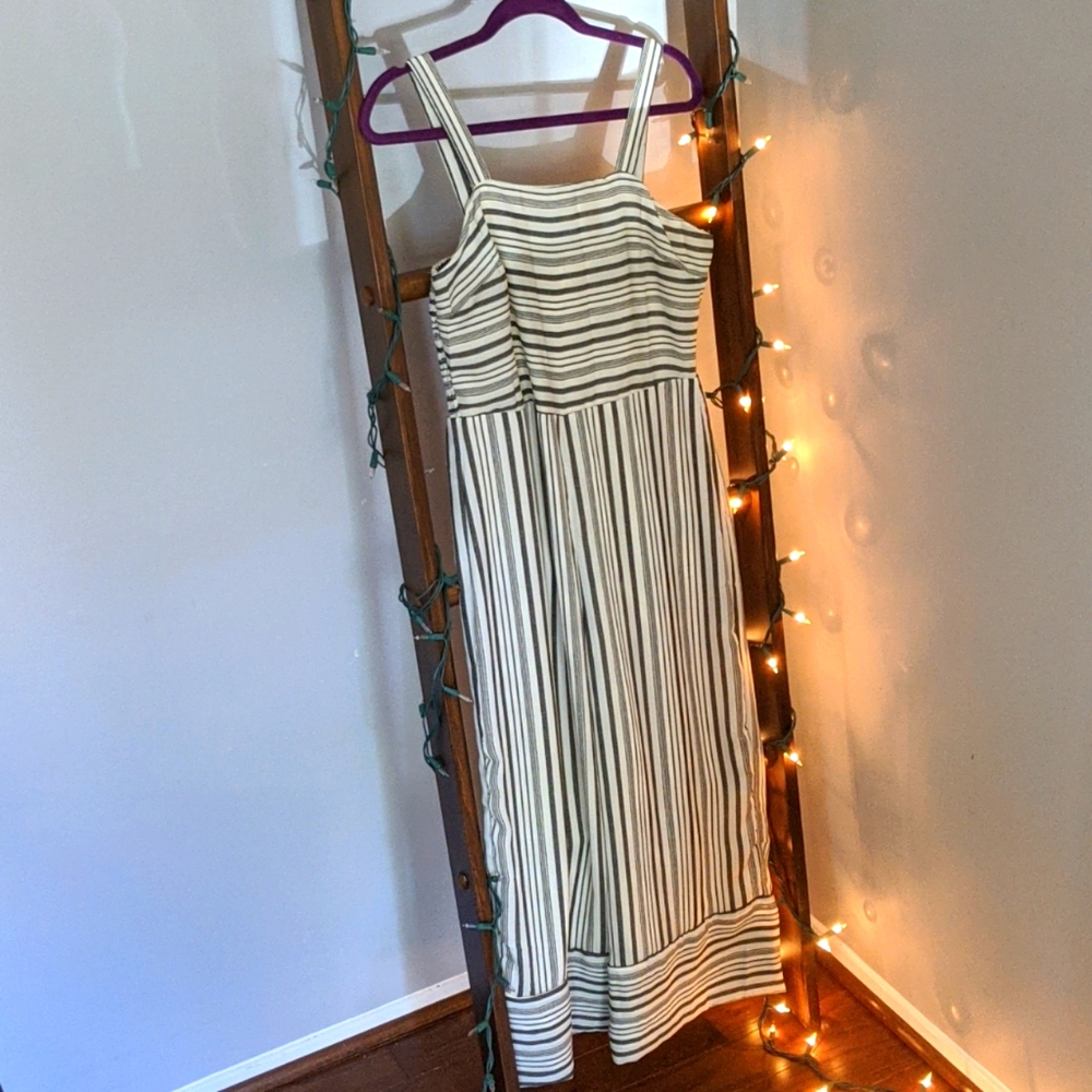 Striped Wide Leg Jumpsuit